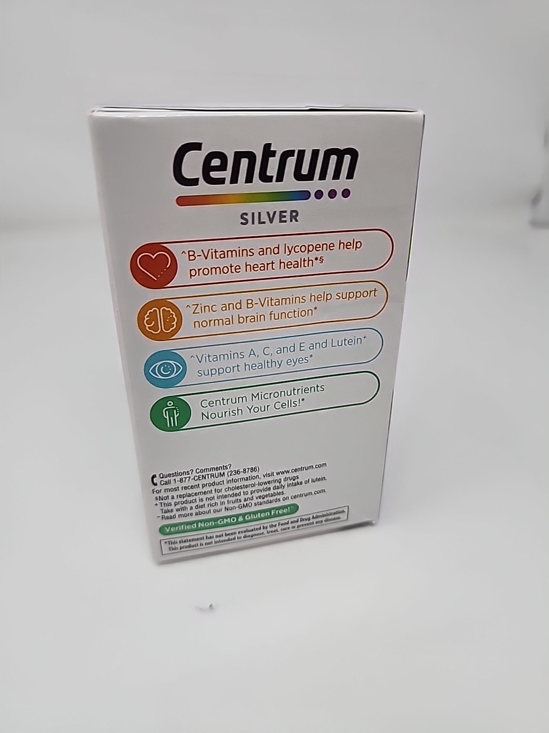 Centrum Silver Multivitamin for Adults 50 Plus 125 Count Exp 03/26