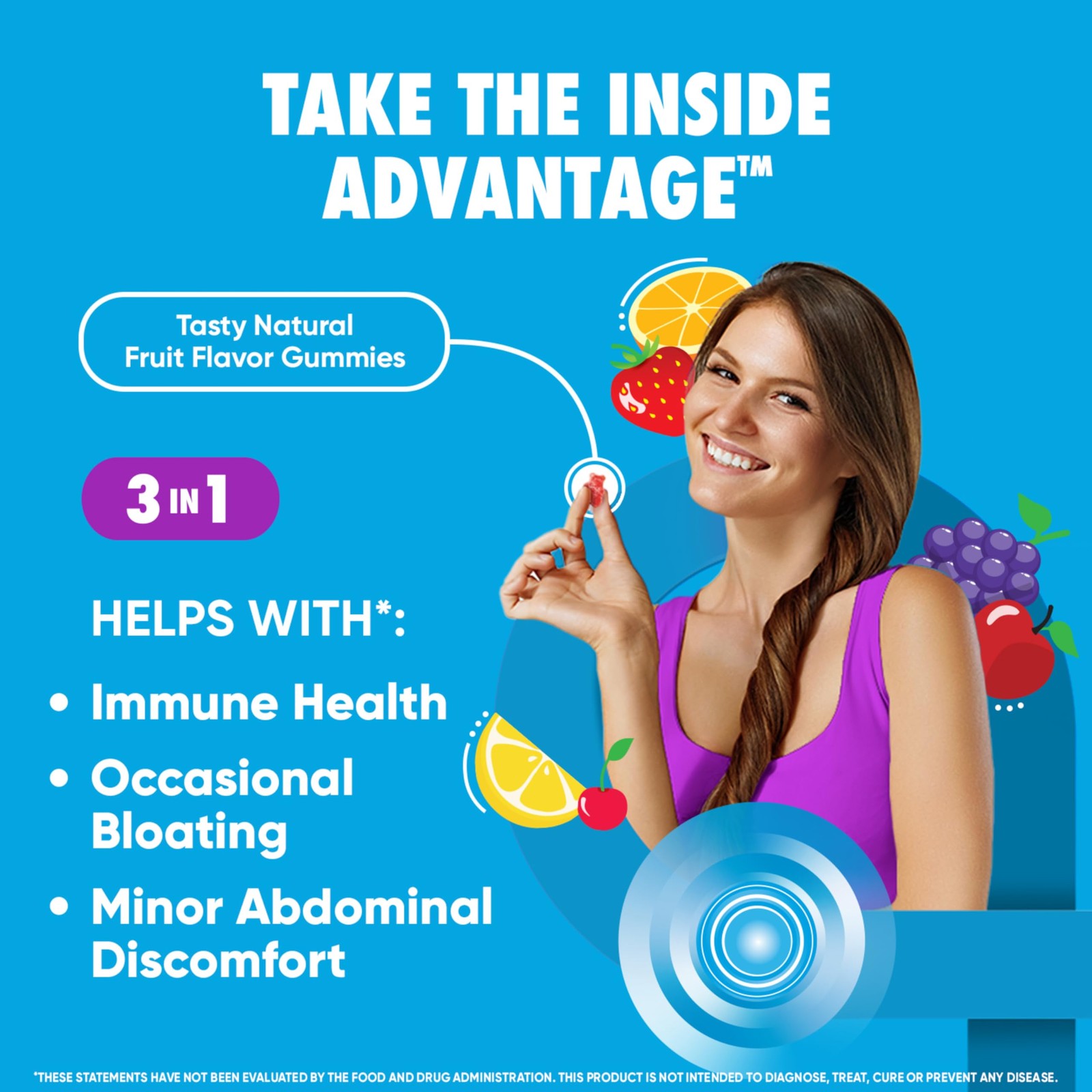 Digestive Advantage Probiotics For Health, 80 Count (Pack of 1)