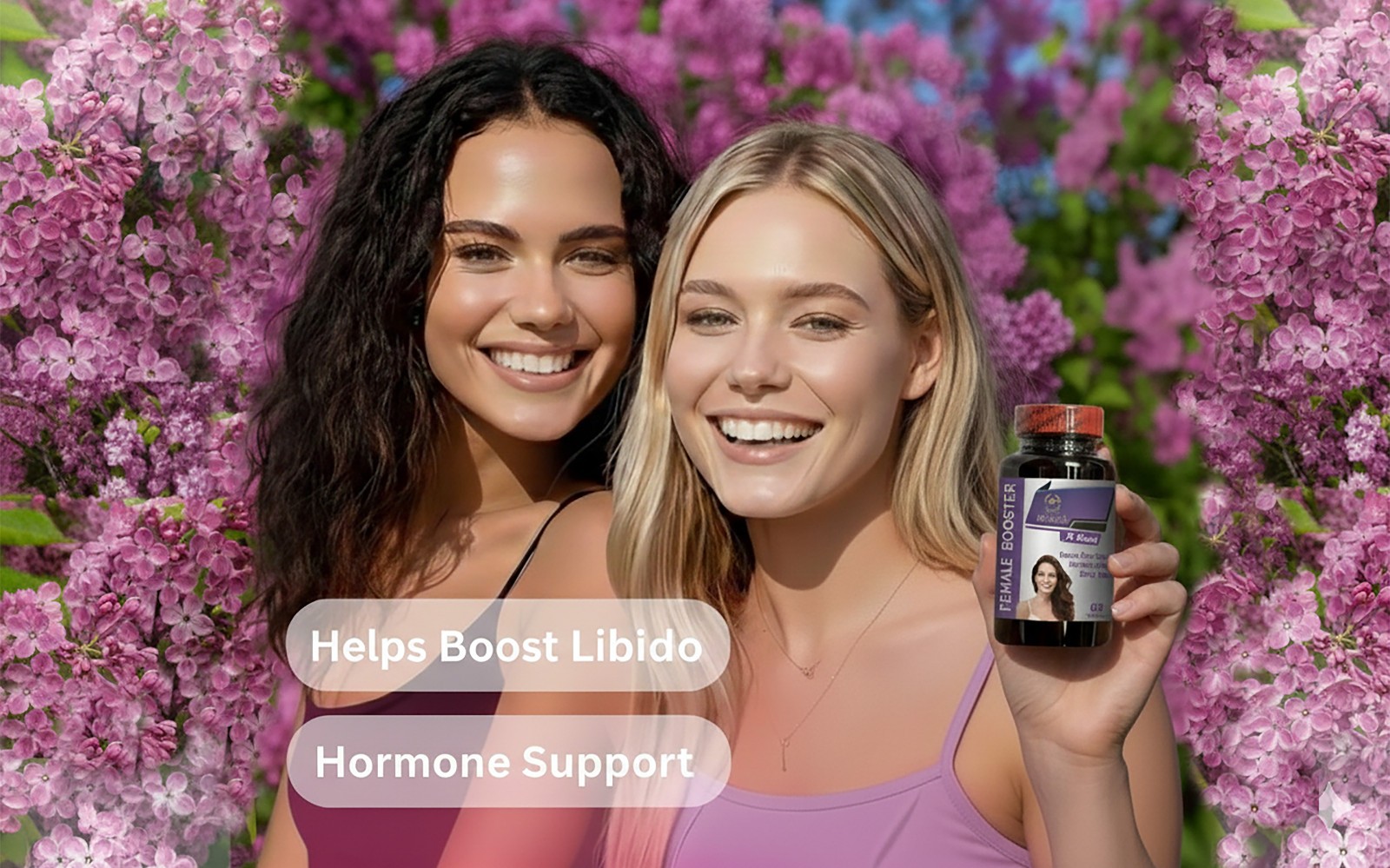 Female Vitality Booster Capsules – Herbal Complex with Red Clover, Licorice Root