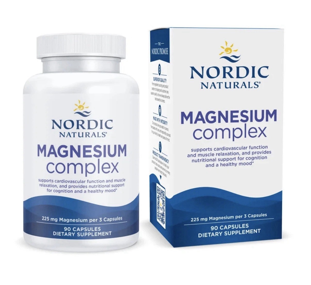 Nordic Naturals Magnesium Complex – Unique Chelated Tri-Magnesium Formula, 90 Ct