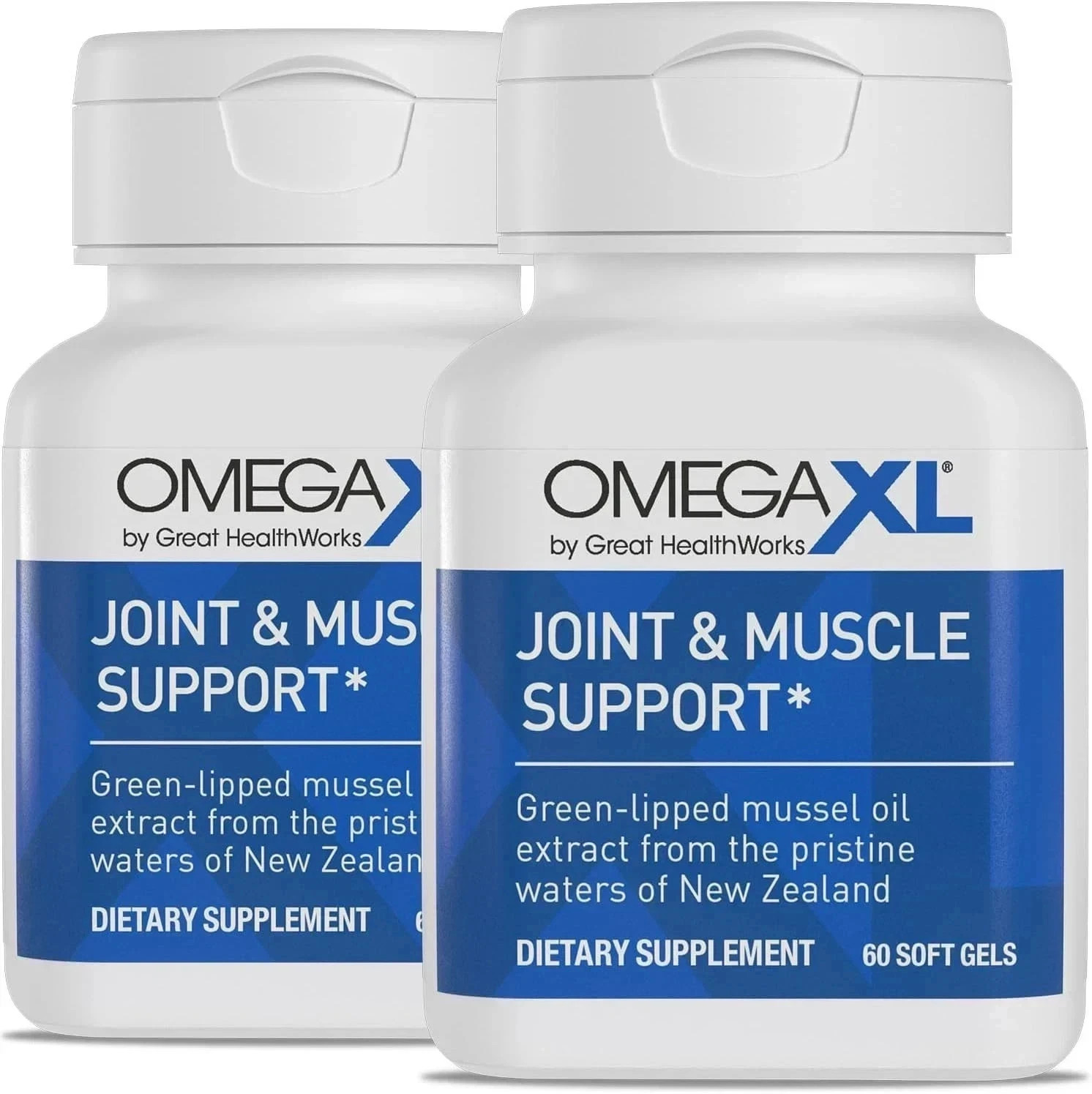 LOT of 2 Omga- xl 60ct (120) Joint And Muscle Support (Shop Now –Ends Tonight)