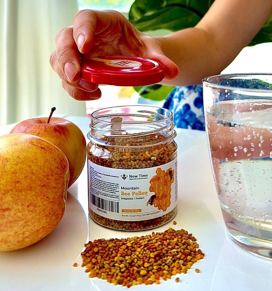 Bee Pollen – Organic Energy Superfood in Granules 4.2 oz / 120 g. – 100% Natural