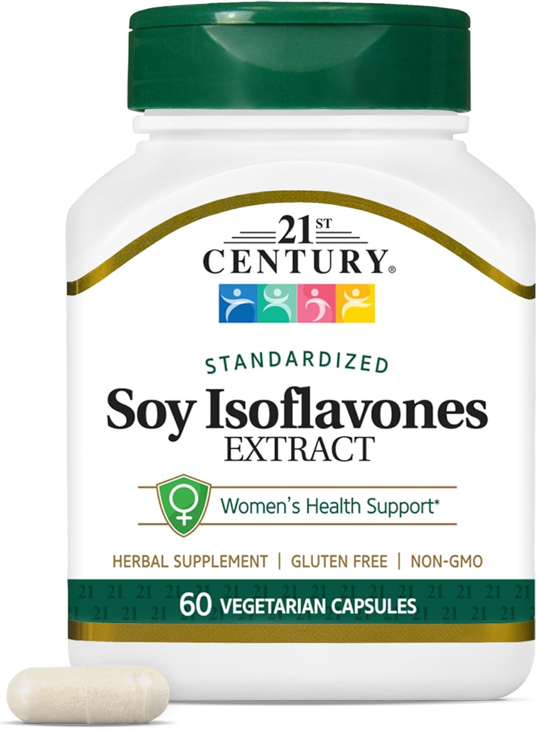 Soy Isoflavones Veg Capsules, 60Count