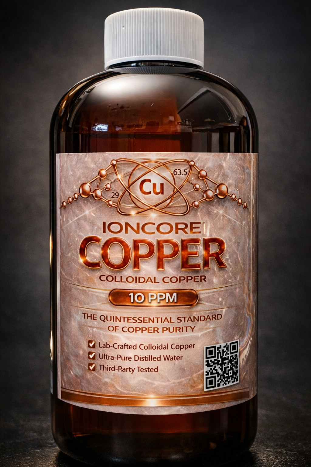 Colloidal copper 16 oz Ionic / Nanoparticle Ultra Pure Liquid Supplement