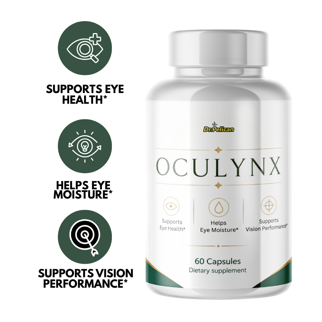 Oculynx- Eye Support- 3 Bottles- 180 Capsules