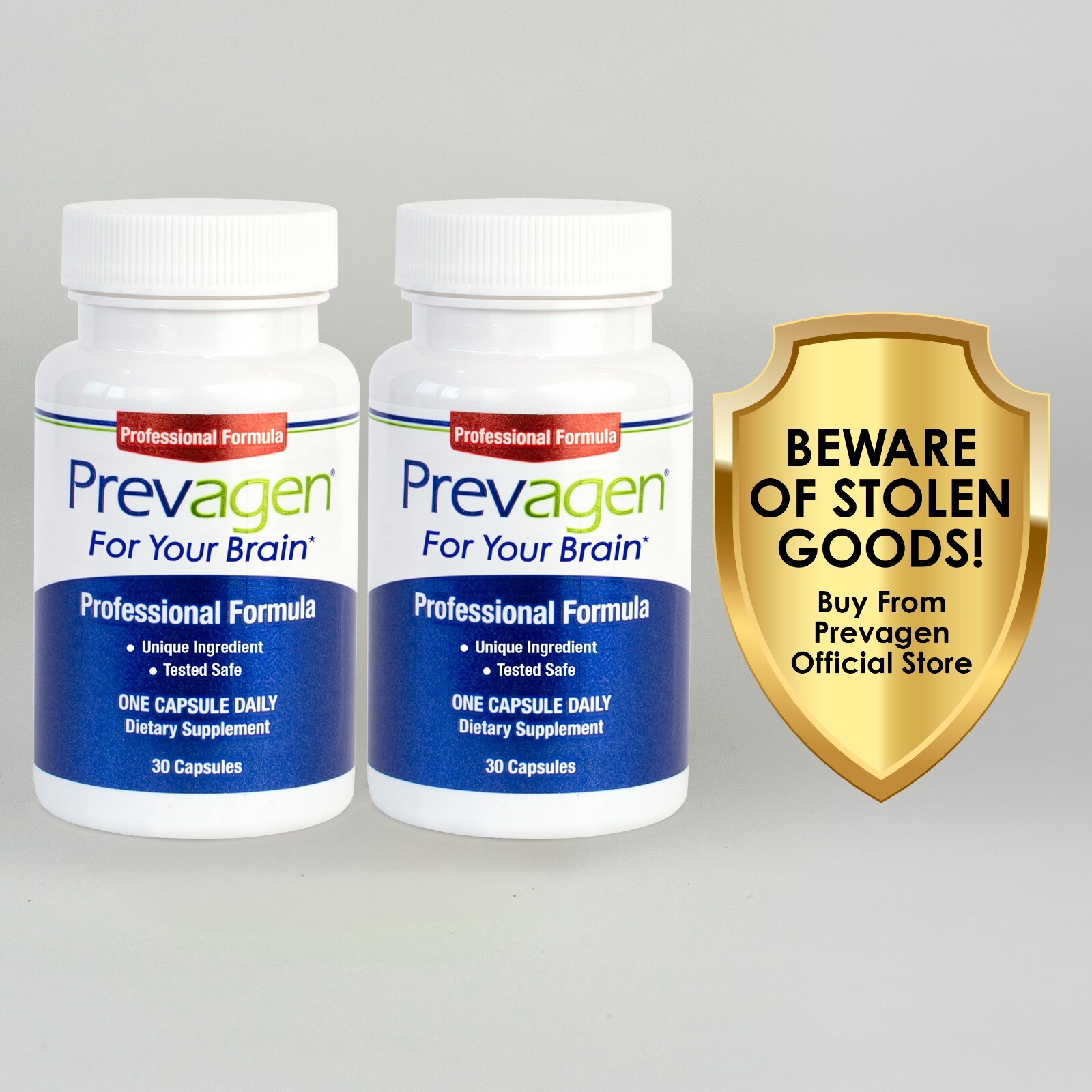 Prevagen Professional Formula 40mg Capsules – 30 Count – 2 Pack (60-Day Supply)