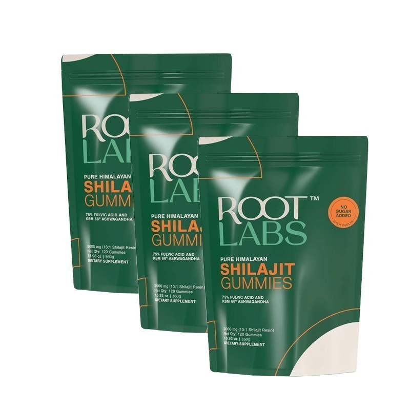 New Root Labs Pure Himalayan Alpha Gummies with KSM-66 Ashwagandha – 120 Gummies