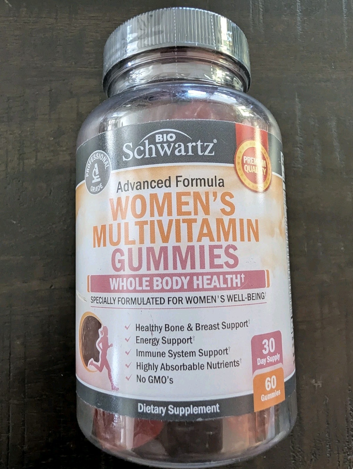 Bio Schwartz Advanced Formula Women Multivitamin 60 Gummies Gluten Free 05/2027