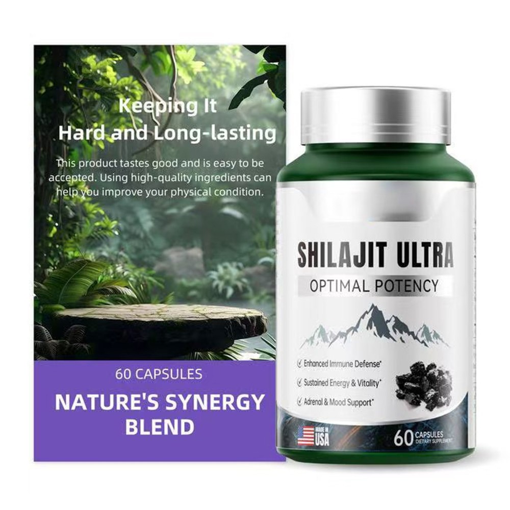Shilajit Clean Ultra Optimal Potency, Shilajit Extract with L-Arginine, 60 Count