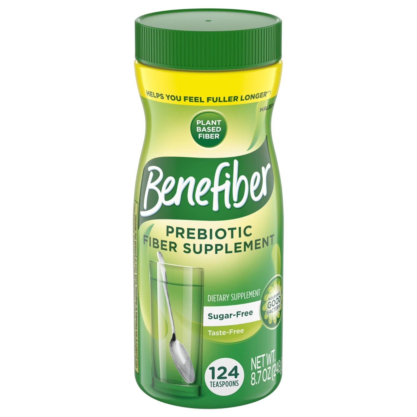 Benefiber Prebiotic Fiber Powder Unflavored 8.7 Oz 124 Servings Daily Digestive