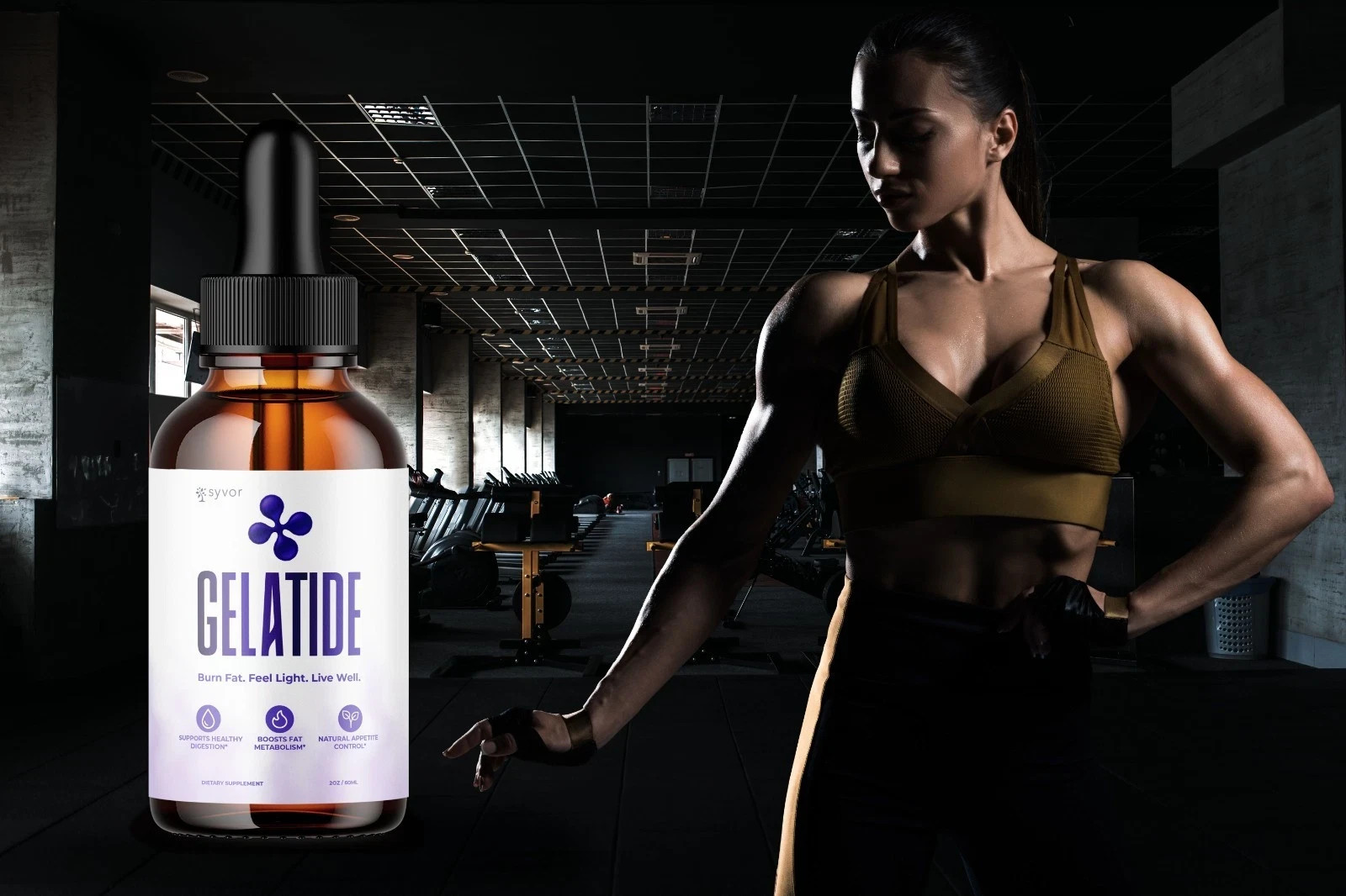 (3 Pack) Gelatide Drops Advanced Health & Fitness Vitamin Gela Tide 30 Servings