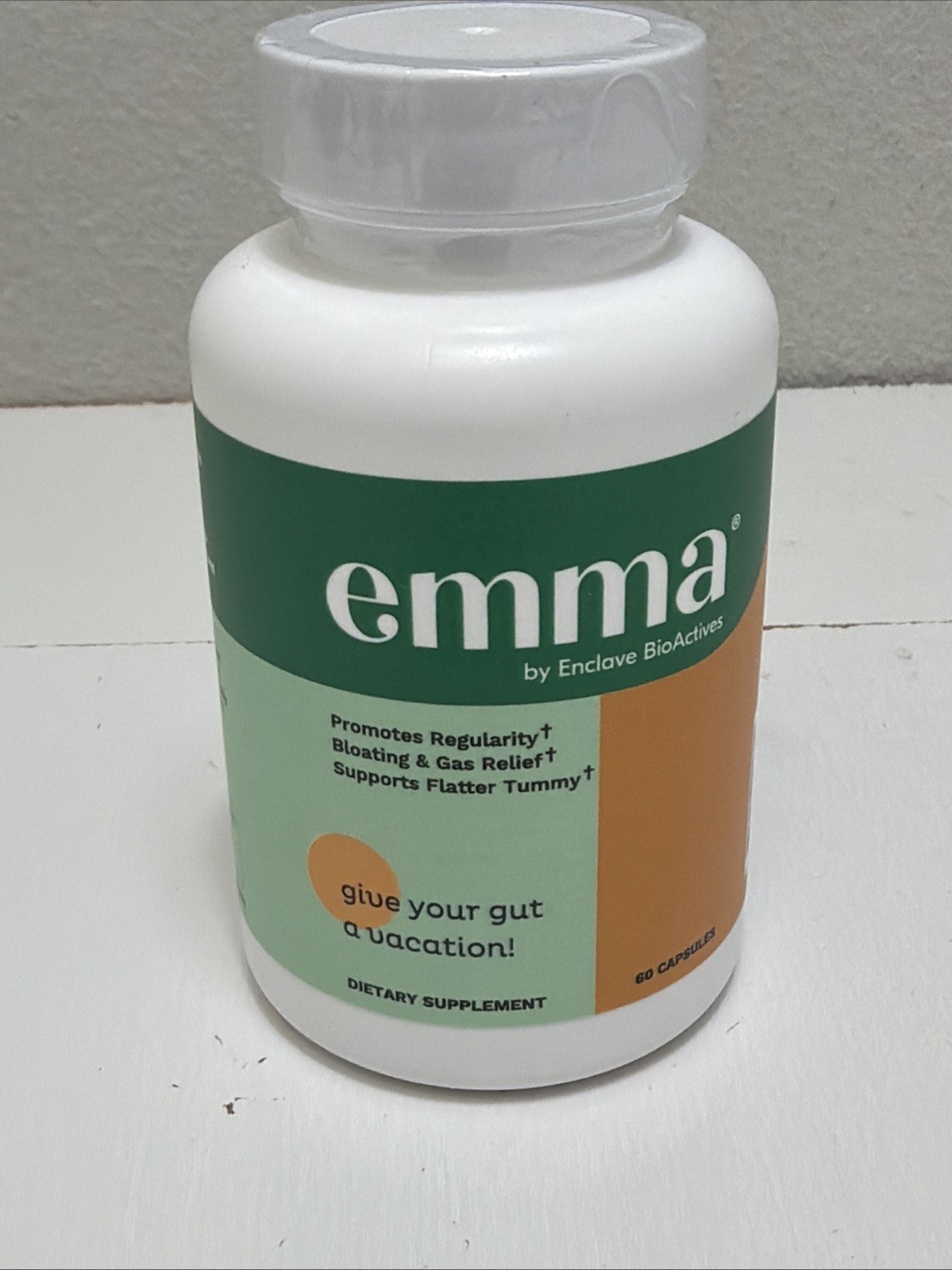 Emma Relief Supplement Keto for Gut Bloating 60 Capsules **Exp 1/10/2027**