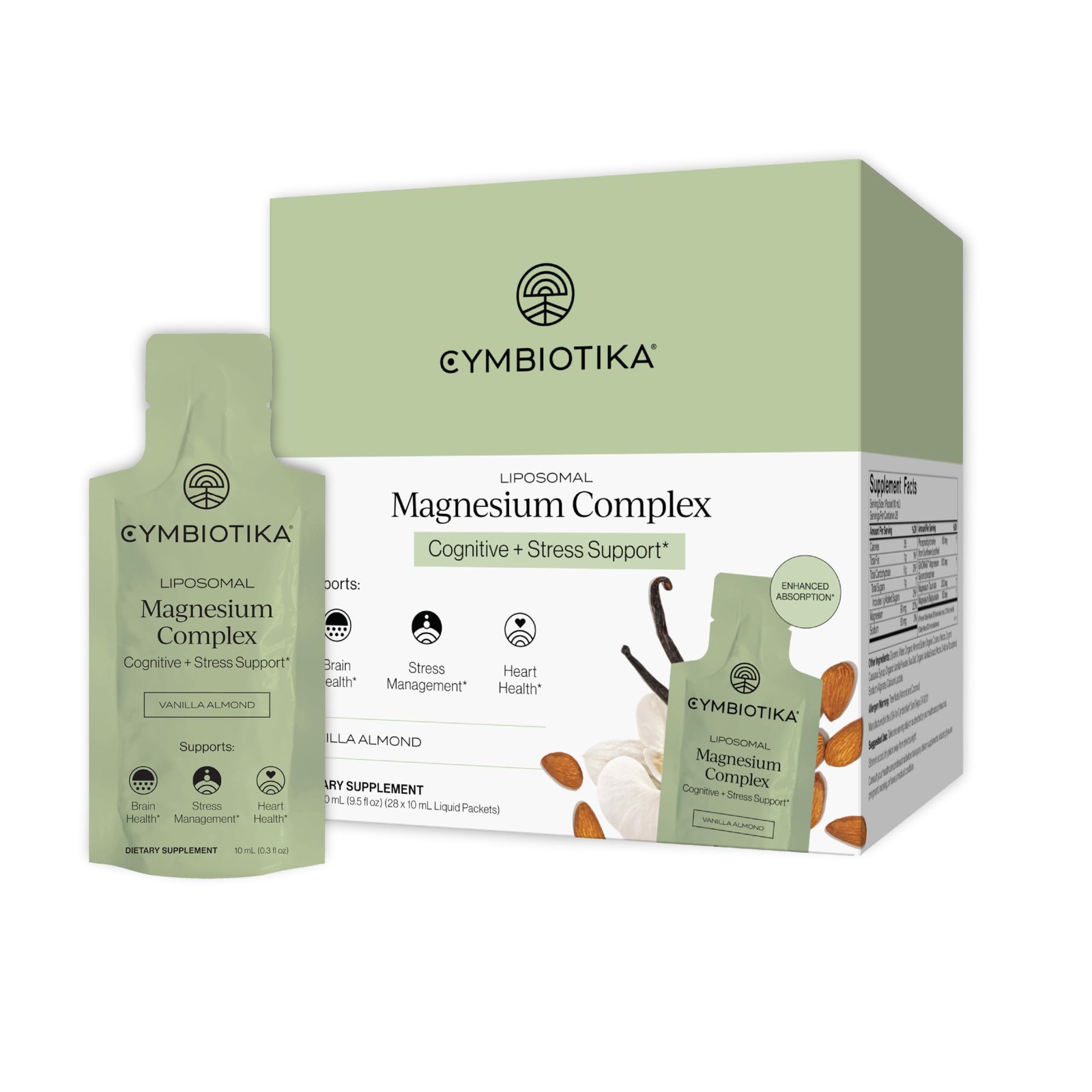 Cymbiotika Liposomal Magnesium Complex – Promotes 1 Count (Pack of 28)