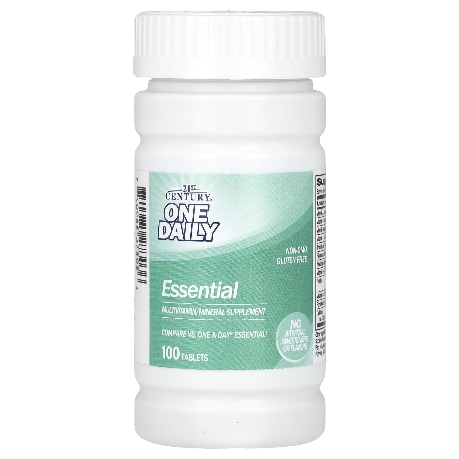 Red Vitamin Multivitamin Supplement Non GMO Gluten Free Easy To Swallow 100 C…