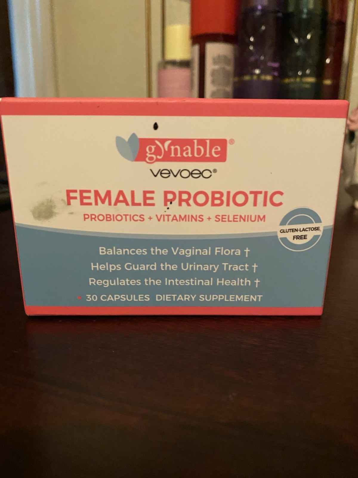 Vevoec Gynable Female Probiotics for PH Balance 30 count 01/27