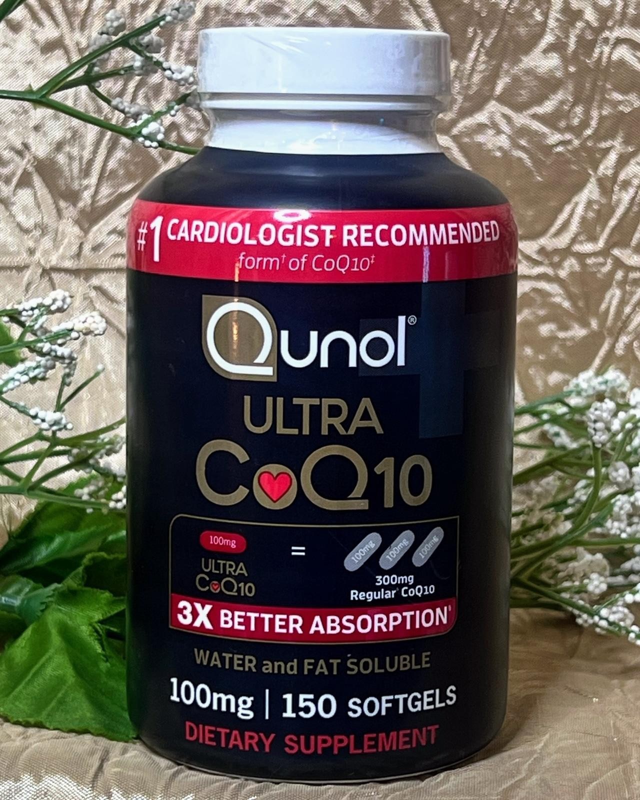 Qunol ULTRA CoQ10 100mg – 150 Softgels – Exp 12/2027 – 5 Months Supply Free Ship