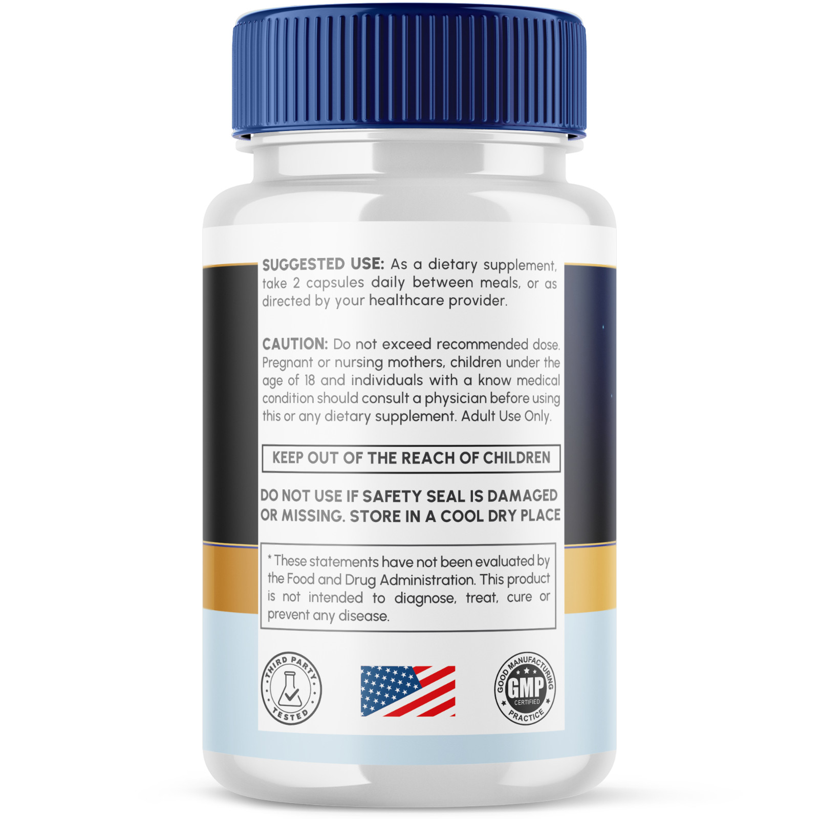 (5 Pack) Neuro Sharp Nootropic All Natural Formula Brain Supplement 300 Capsules