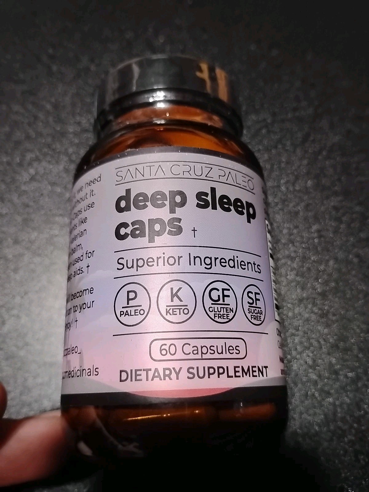 Santa Cruz Paleo Deep Sleep Caps – Sealed New – Exp 10/2026