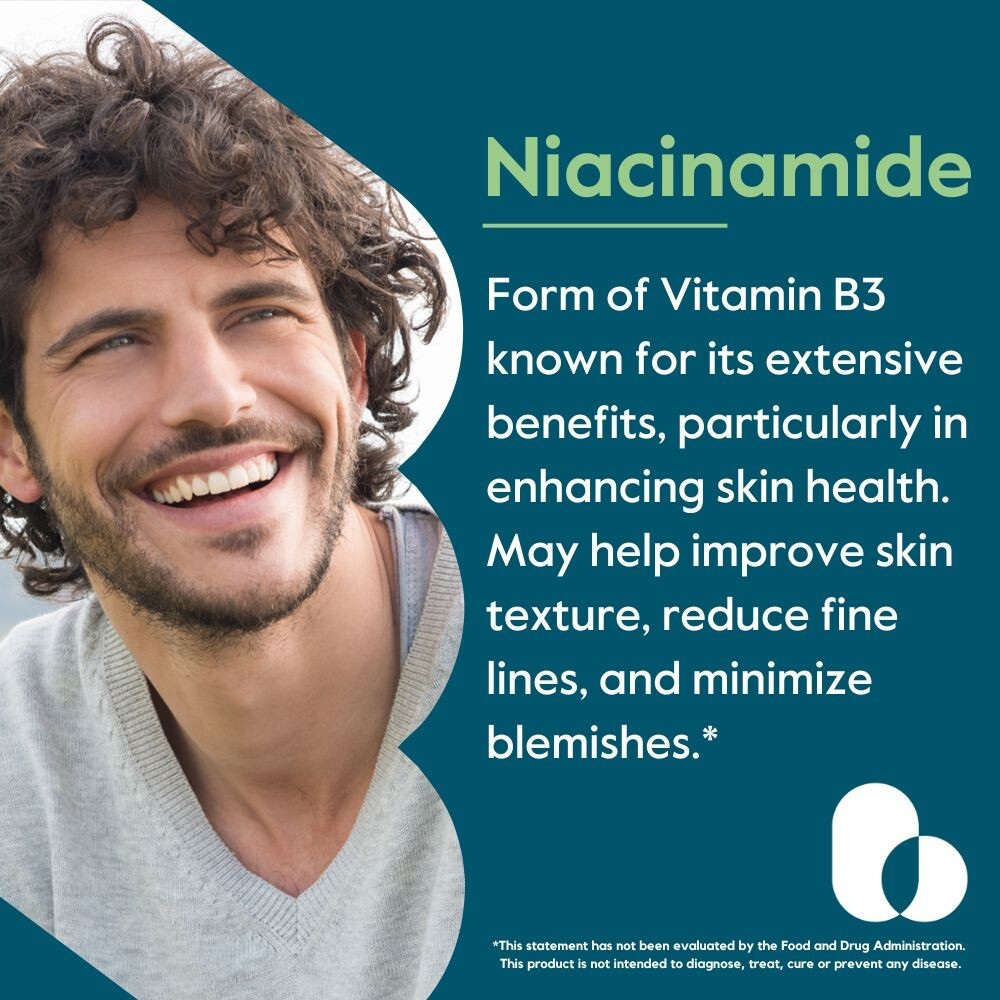 Niacinamide 500mg (240 Vegetarian Capsules)-No Stearates-Vegan-Non GMO