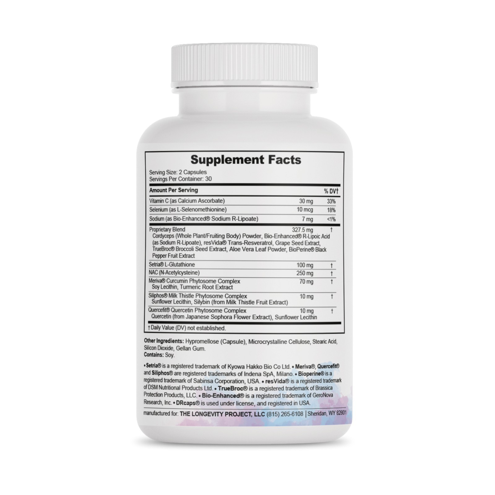 Glutathione Amino Complex | 8 Patented Ingredients + DRcaps® “Delayed Release”
