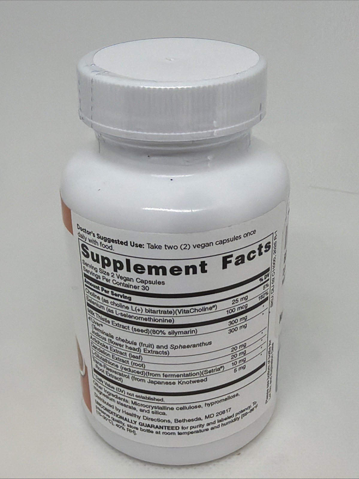 Doctors’ Preferred Liver Defense with Milk Thistle 60 Capsules Support 03/2028