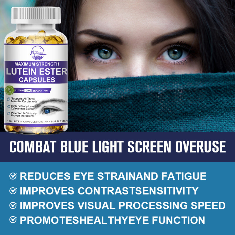 Eye Health 120 Capsules, Lutein Zeaxanthin, Vision Health, Eye Support 20mg