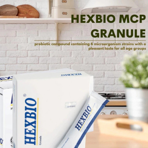 Hexbio Probiotic Granule For Constipation Diarrhea ( 3g x 45’s) X 2 -FAST DHL