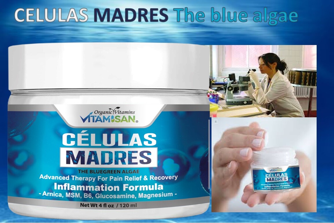 Celulas madres cream ,crema AFA de stem cells biomatris bio cell blue algae