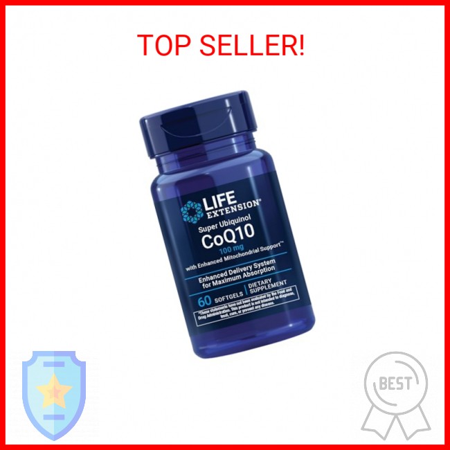Life Extension Super Ubiquinol CoQ10 with Enhanced Mitochondrial Support, Potent