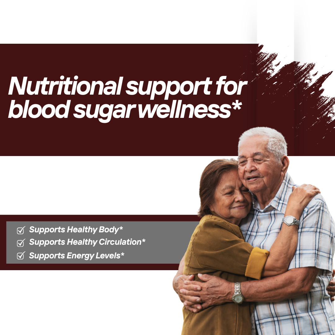 Gluco Health- Blood Support- 2 Bottles- 120 Capsules