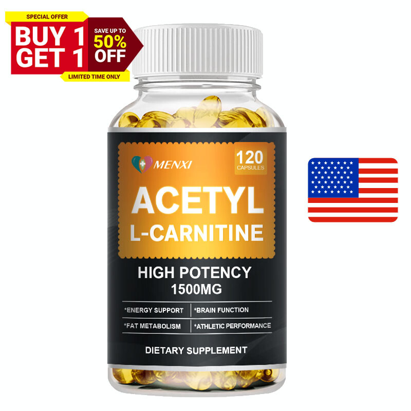 L-Carnitine 1500mg, High Potency Supports Natural Energy Production 120 Capsules