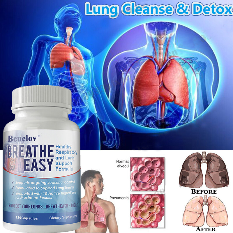 Breathe Easy – Respiratory Support, Promotes Lung Health 120 Capsules