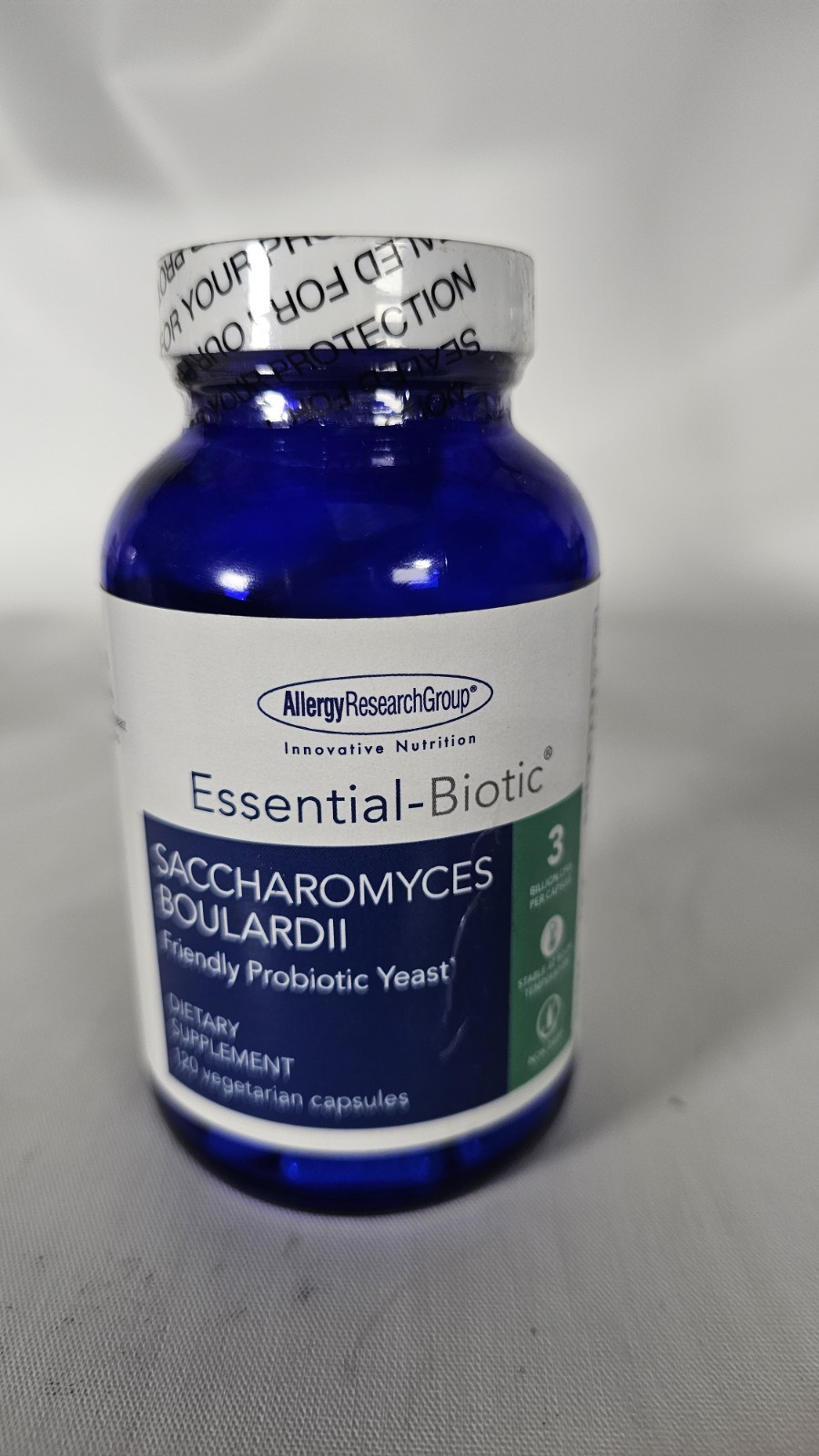 Essential-Biotic Saccharomyces Boulardii 12 caps Allergy Research Group EXP 7/26