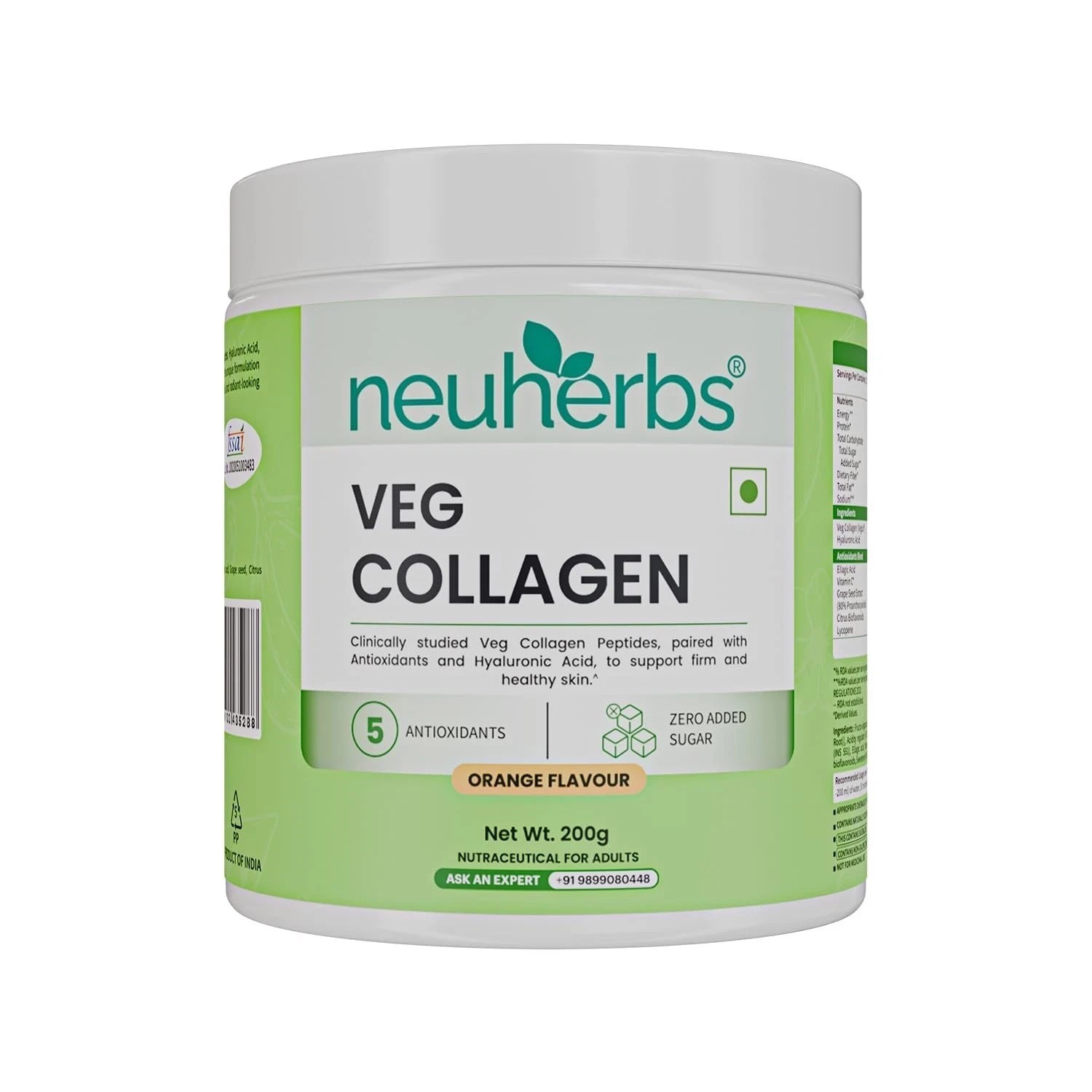 Collagen Supplement Powder With Hyaluronic Acid & Vitamin C For Glowing skin