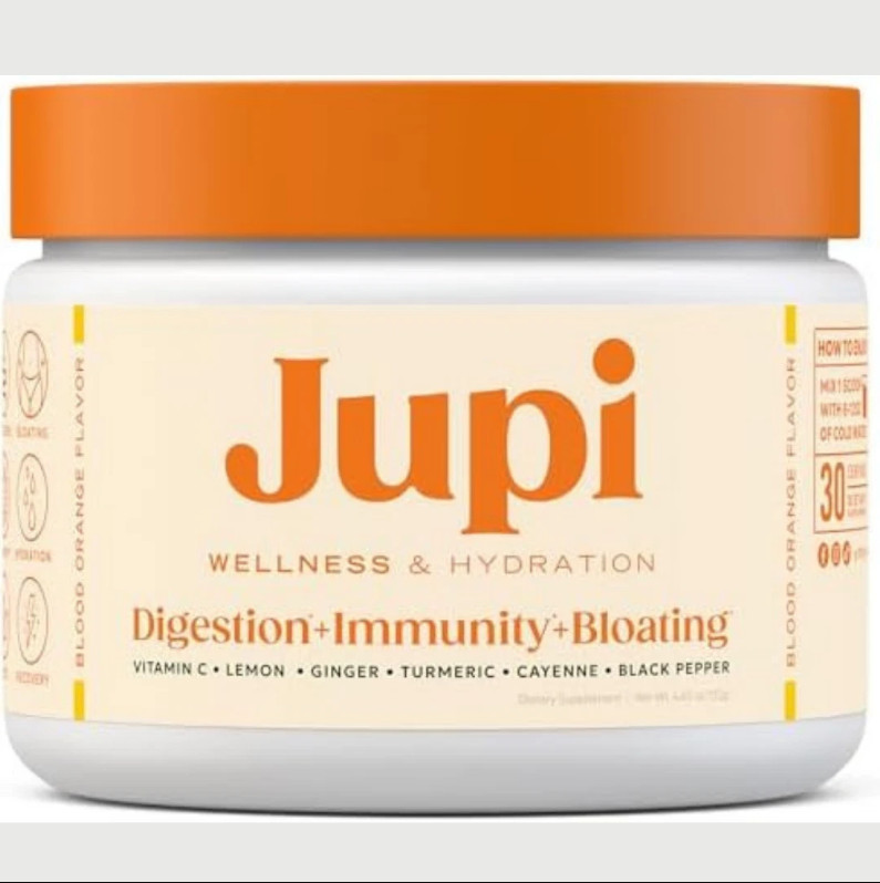 Jupi Hydration & Wellness Powder – Turmeric & Ginger shots, Vitamin C Supplement