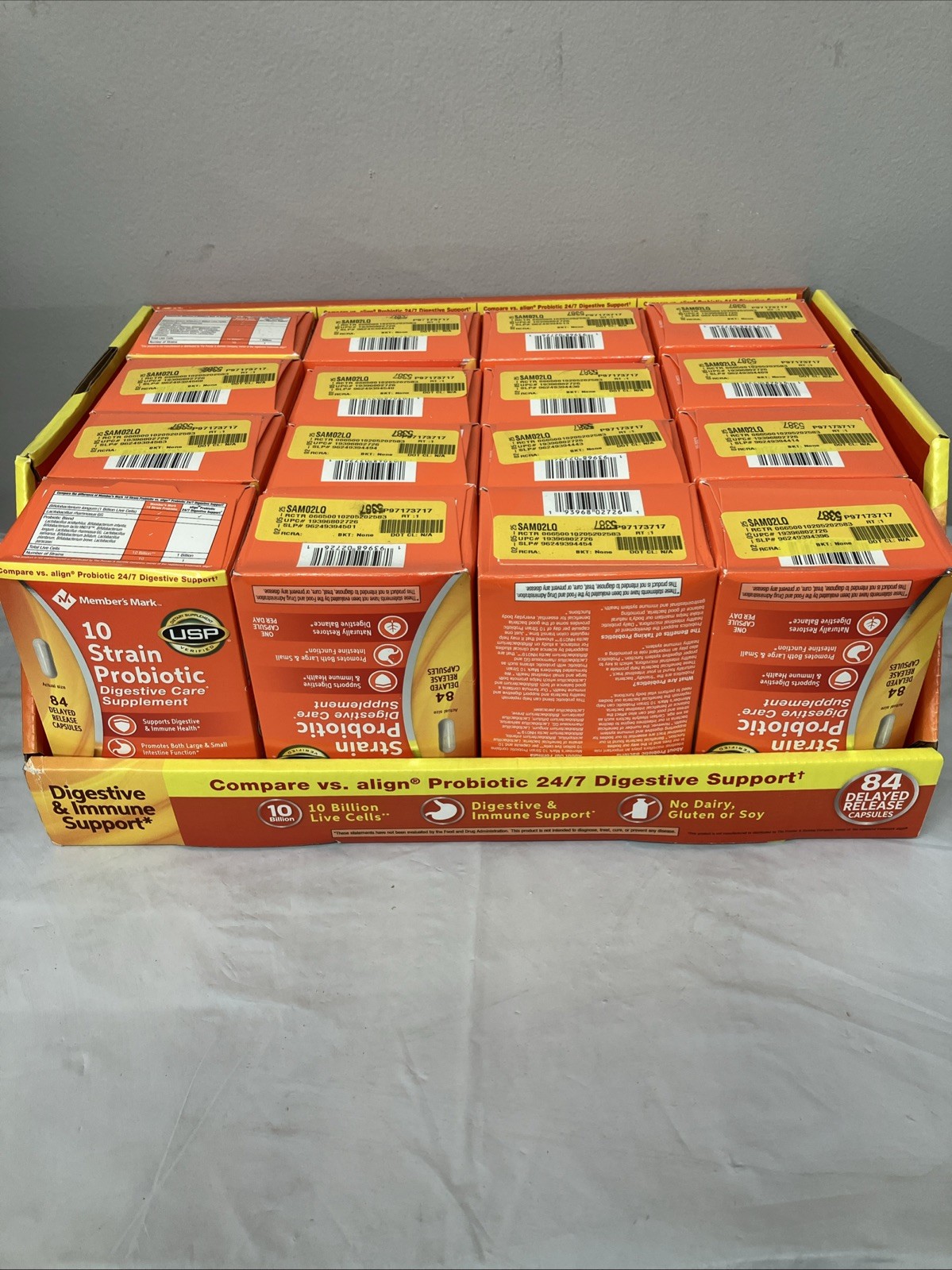 🔥X16 Member’s Mark 10 Strain Probiotic 84 count (Clearance) SAVE – Exp 03/2025
