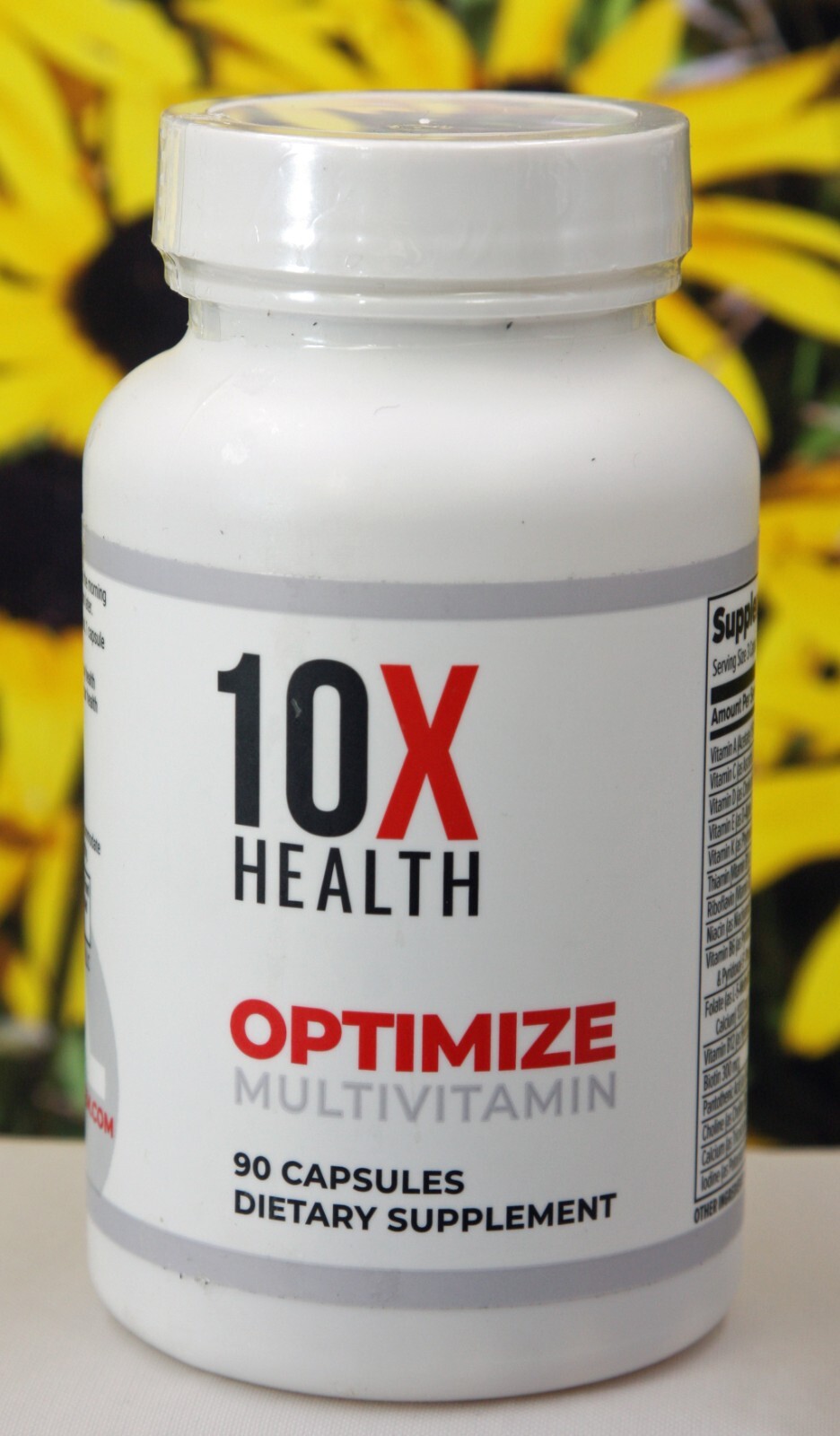 10X Health Optimize Methylated Multivitamin 90 Capsules, 04/26 Exp