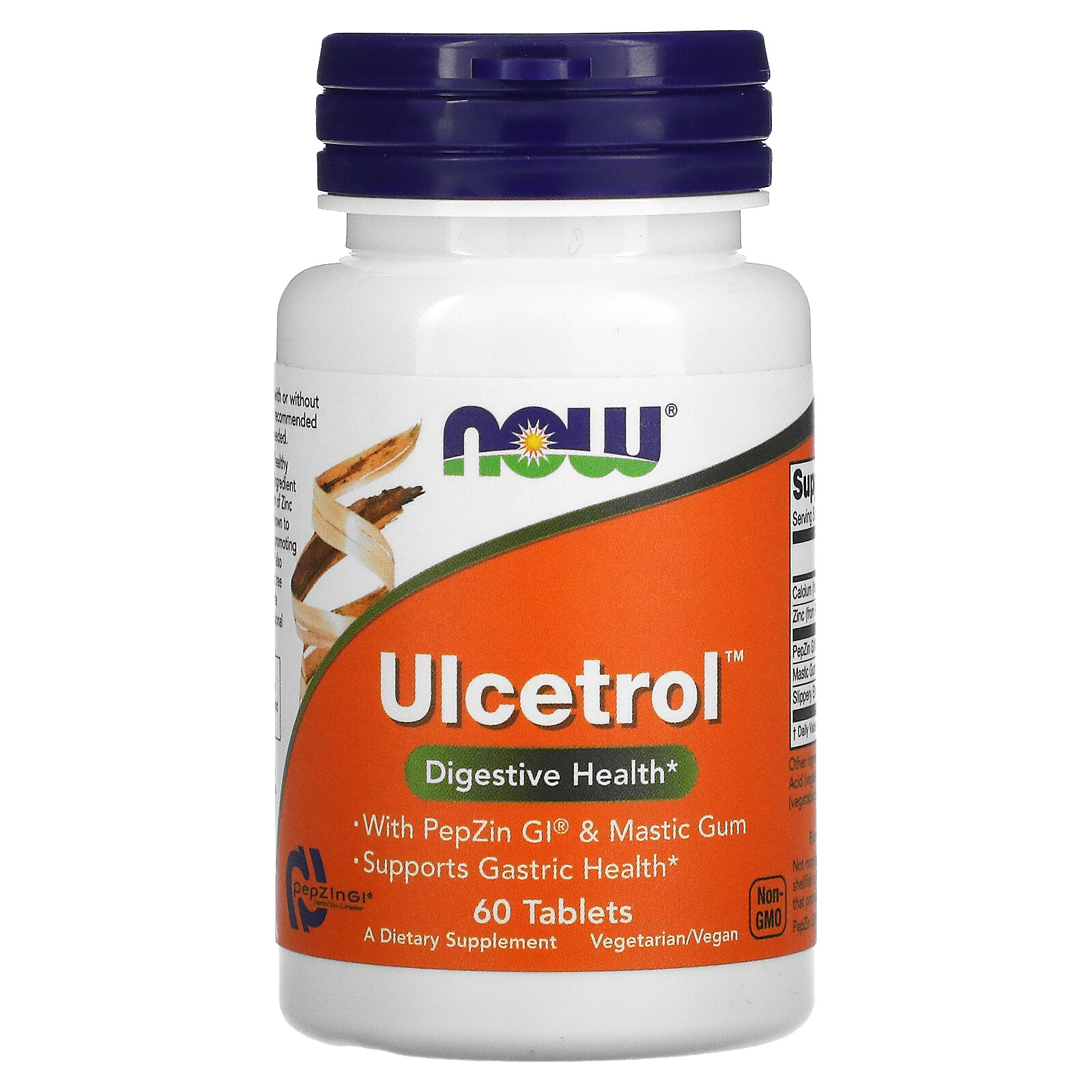Now Foods Ulcetrol 60 Tablets GMP Quality Assured, Vegan, Vegetarian