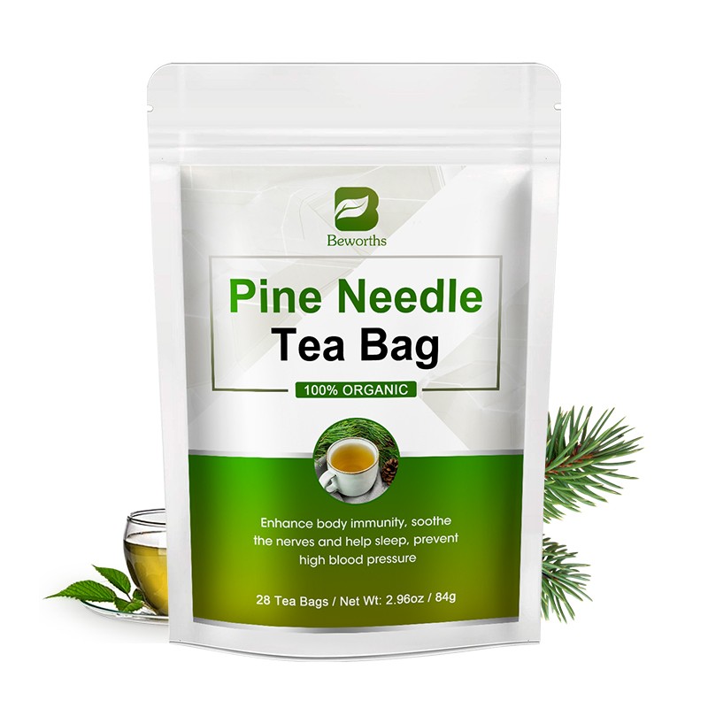 Natural Wild Pine Needle Tea 42 Bags,Rich In Vitamin A&C,Strengthen Immunity