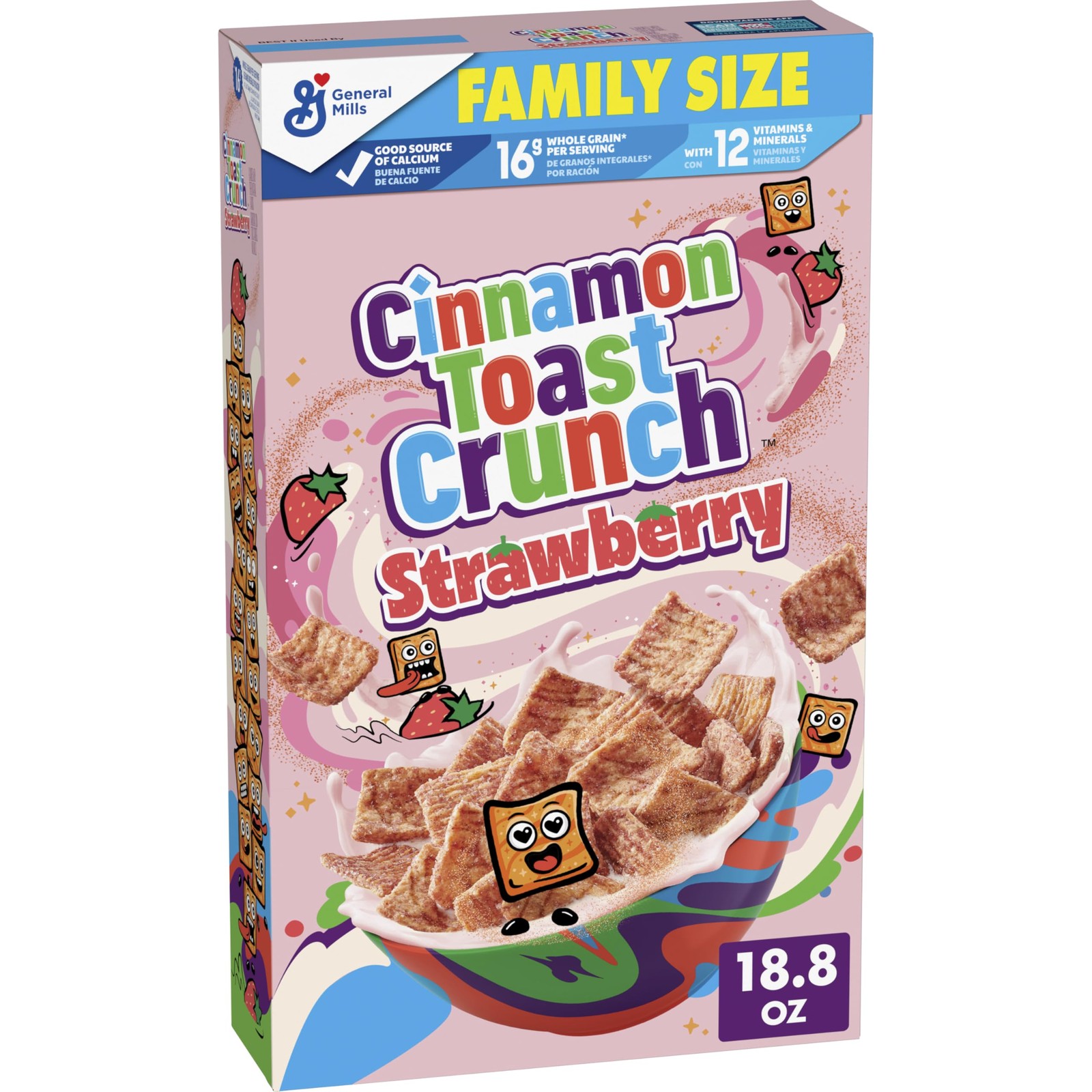 Cinnamon Toast Crunch Breakfast Cereal, Crispy 18.8 Ounce (Pack of 1)
