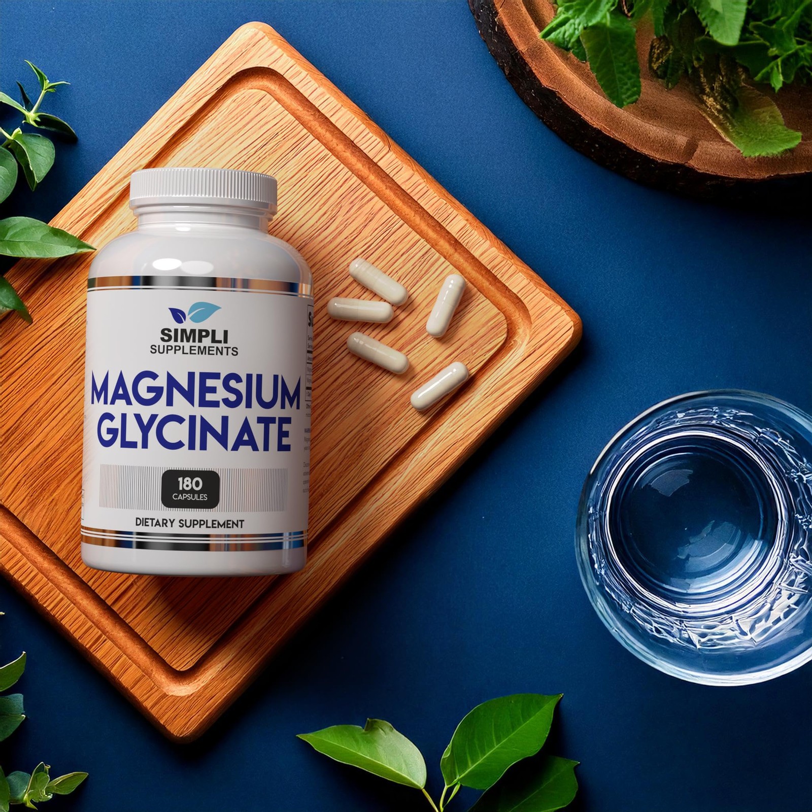 Magnesium Glycinate 400mg per Serving – High Absorption – Gentle on Stomach –…