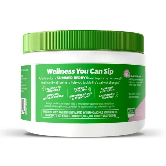 2 Pack Free Shipping Amazing Grass Sweet Greens Powder Summer Berry