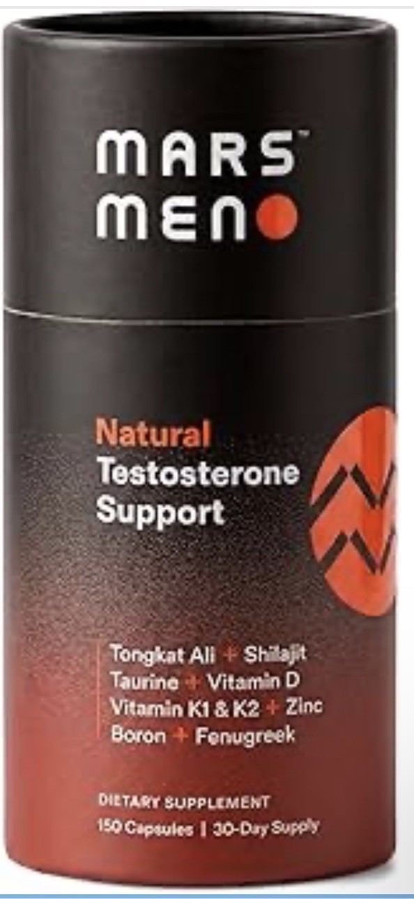 💪MARS MEN Testosterone Booster Men Natural Supplement Premium BB 11/28 NEW