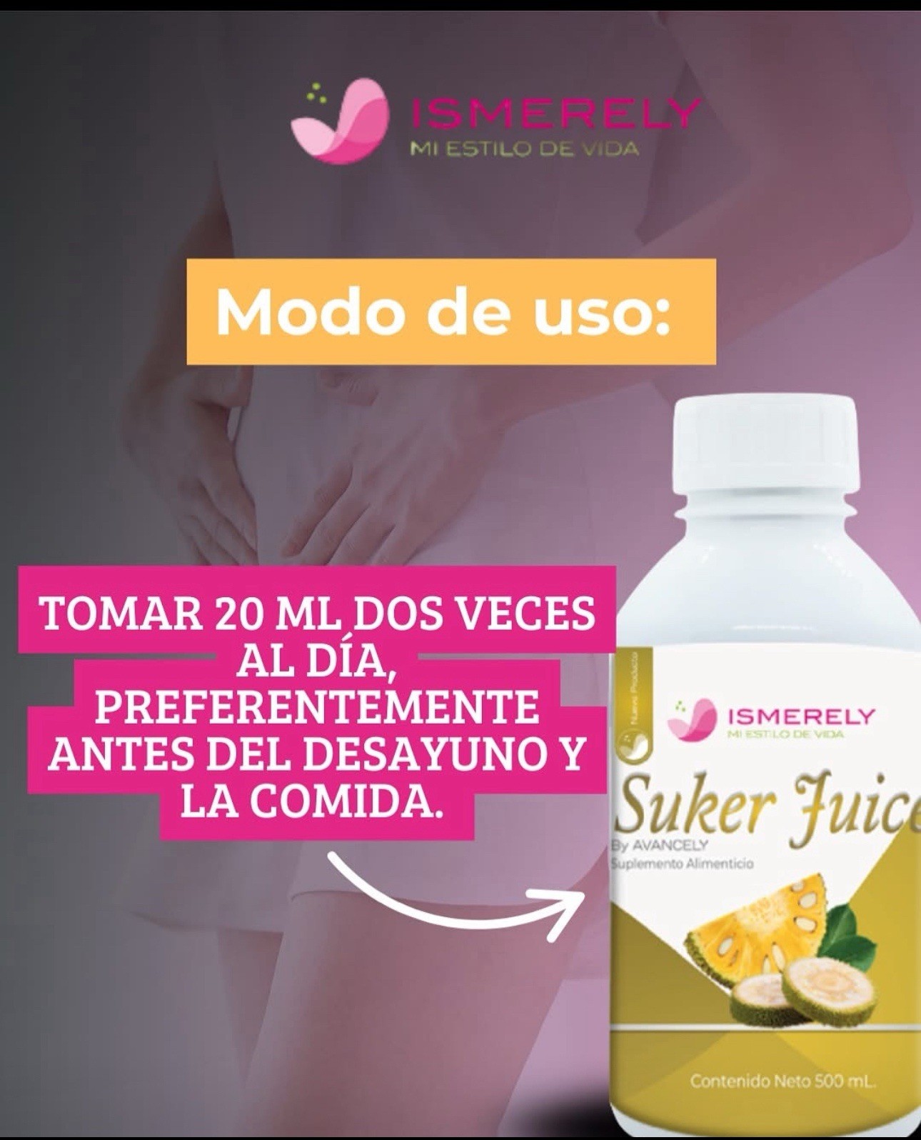 Suker juice de La Compañía Ismerely 100% Natural 500mg