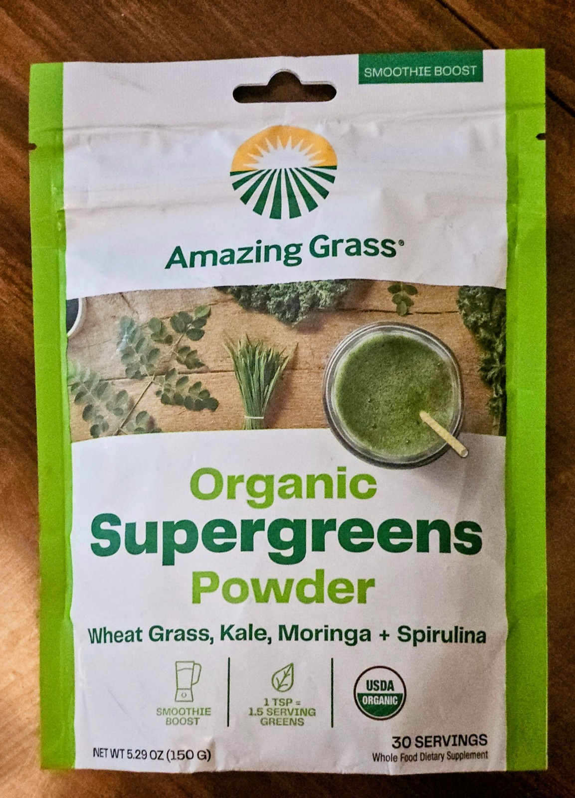 Amazing Grass Green Superfood Powder Supplement – 30 Servings