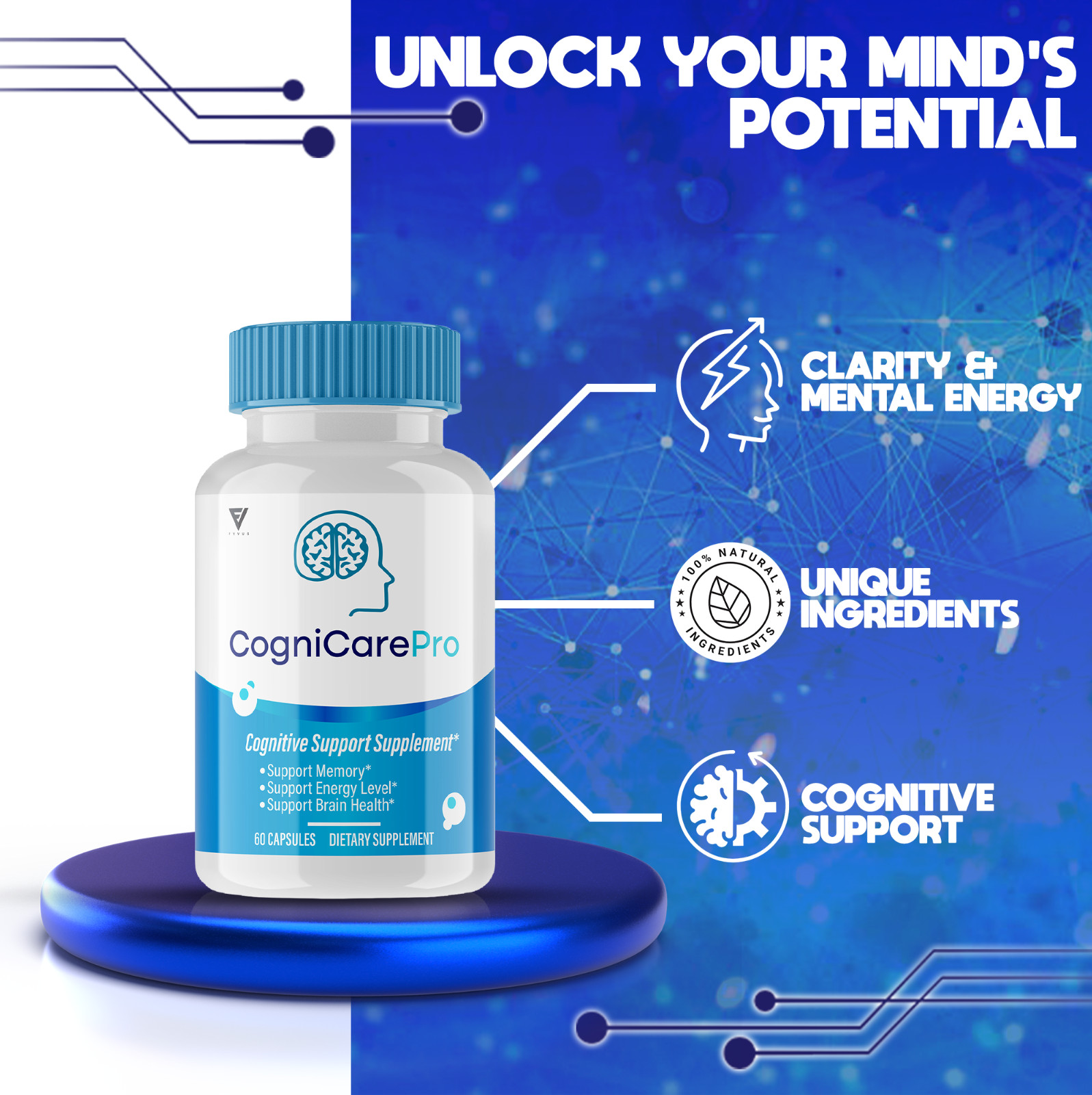 (2 Pack) Cognicare Pro For Brain Health Review, Cogni Care Pills (120 Capsules)