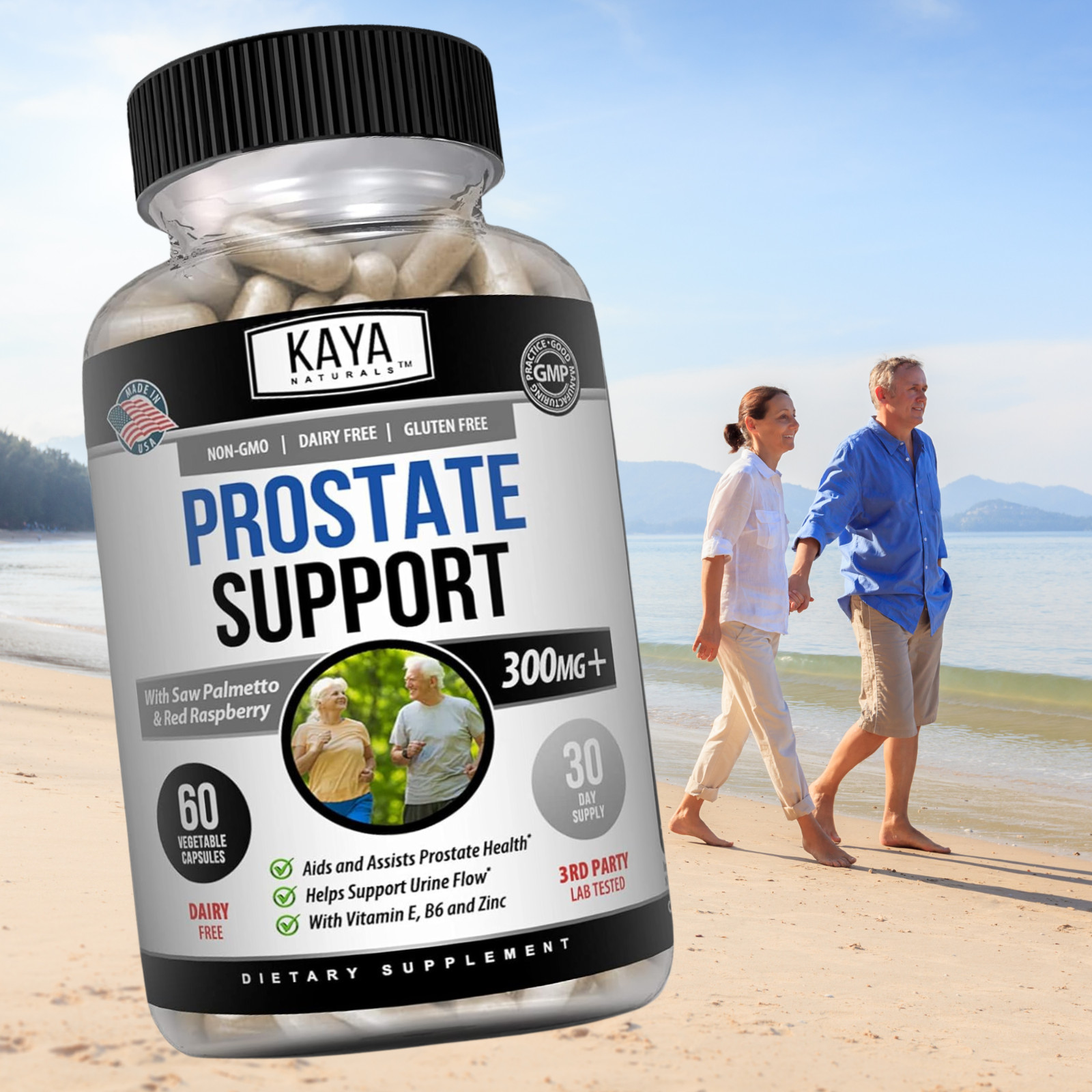 Prostate Support – Saw Palmetto – Reduce Frequent Urination, Stamina supplement