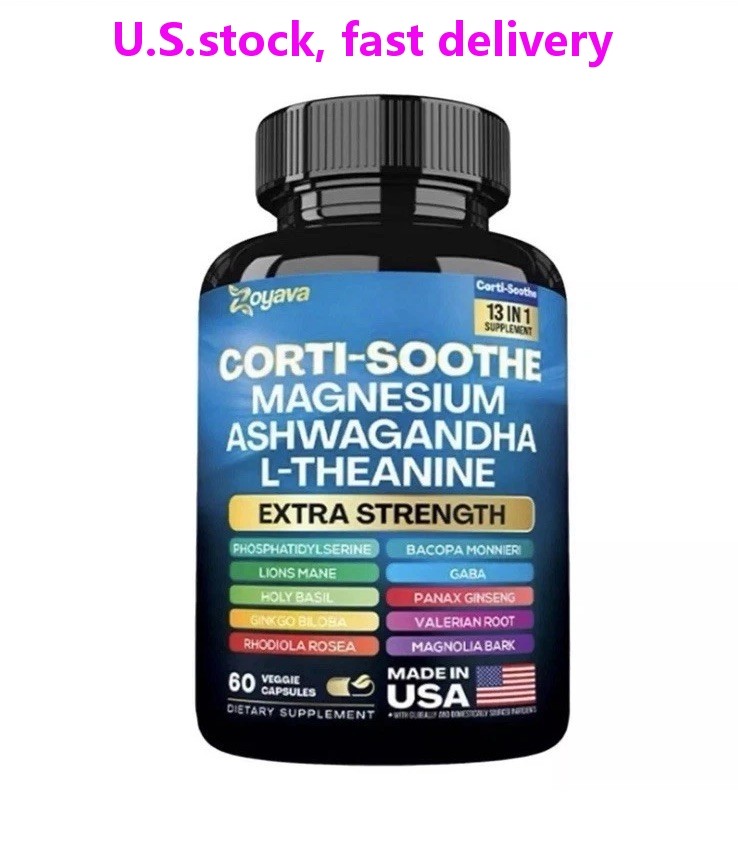 Zoyava CORTI-SOOTHE Cortisol Magnesium Ashwagandha L-theanine – Relieve Stress