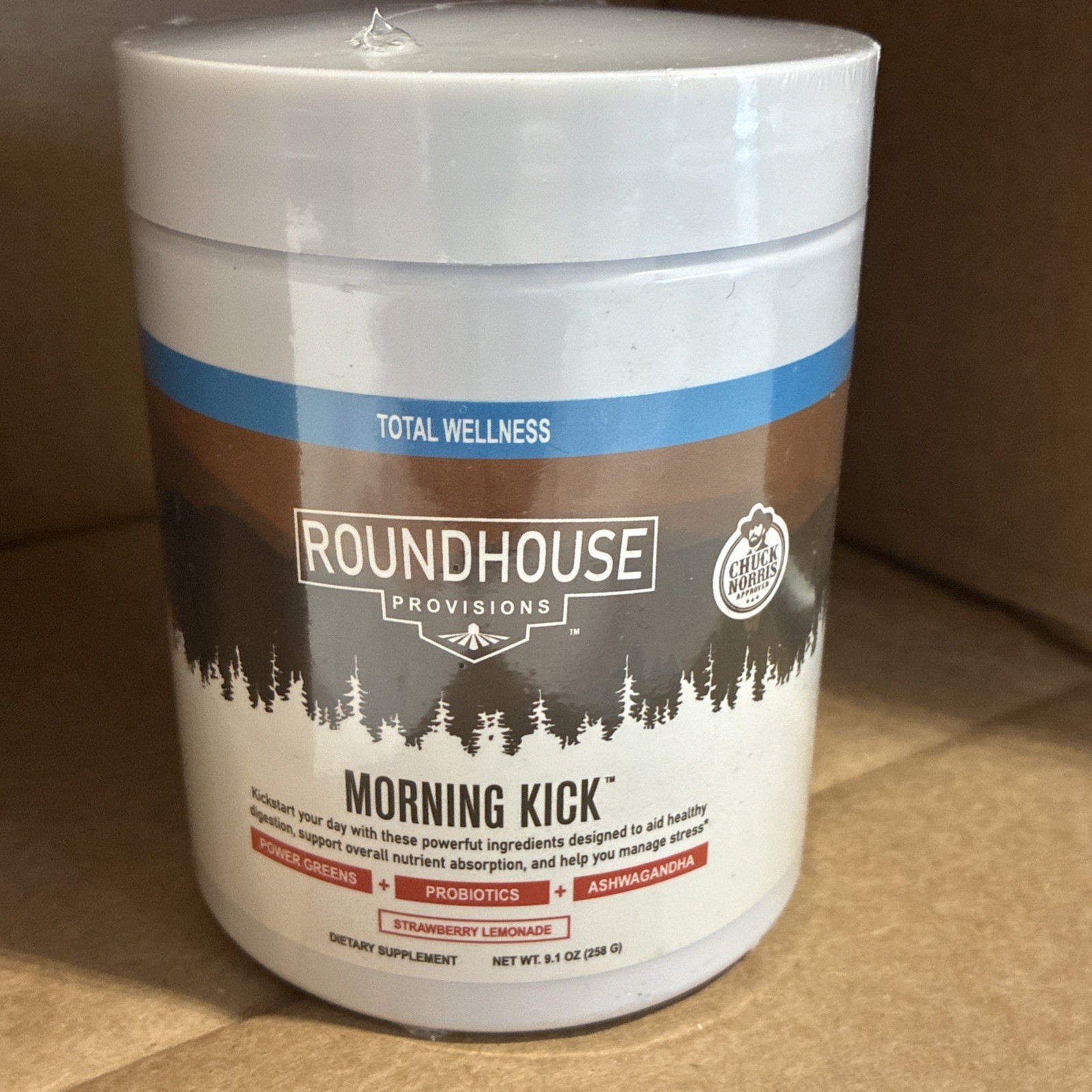 ROUNDHOUSE PROVISIONS MORNING KICK DIGESTIVE POWDER STRAWBERRY LEMONADE Ex 2028