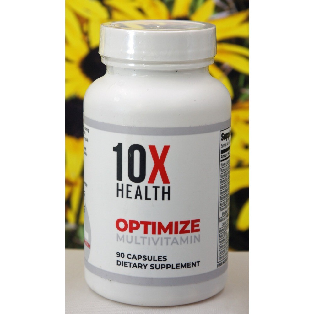 10X Health Optimize Methylated Multivitamin, for Men & Women, 90 Capsules